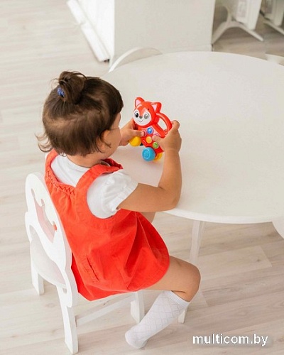 Развивающая игрушка Азбукварик Лисенок. Зверята-каталочки 4680019286143