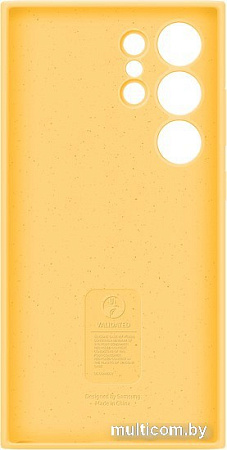 Чехол для телефона Samsung Silicone Case S24 Ultra (желтый)