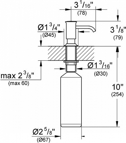 Дозатор Grohe Authentic 40537000