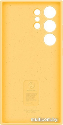 Чехол для телефона Samsung Silicone Case S24 Ultra (желтый)