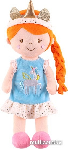 Кукла Maxitoys Хлоя с рыжей косичкой в голубом платье MT-CR-D01202321-30