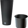 Кашпо Prosperplast Flower Pot Rato Tubus DRTUS300-S433 (антрацит)