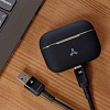 Кабель AccesStyle AC30-T100 USB Type-A - USB Type-C (1 м, черный)