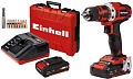 Дрель-шуруповерт Einhell TE-CD 18/40 Li 4513910 (с 2-мя АКБ, кейс)