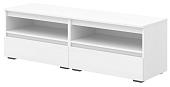Тумба Кортекс-мебель Бари ТВ 160 2ш-2 (белый/белый/белый)