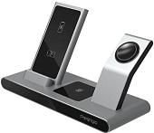 Беспроводное зарядное Prestigio Revolt A7 (серебристый)