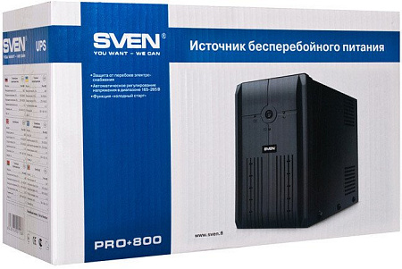 Источник бесперебойного питания SVEN Pro+ 800