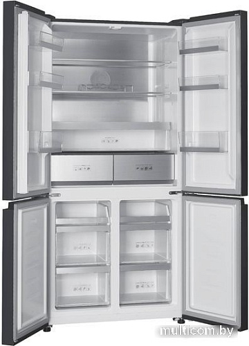 Четырёхдверный холодильник Korting KNFM 91868 X