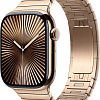 Умные часы Apple Watch Series 10 46 мм (титановый корпус, золотистый/золотитсый, стальной ремешок)