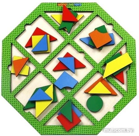 Головоломка WoodLand Toys Калейдоскоп Полянка 083403