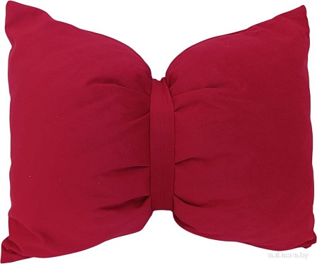 Декоративная подушка Sled Бант 45x35x17 (красный)