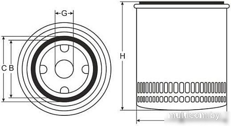Масляный фильтр SCT SM104