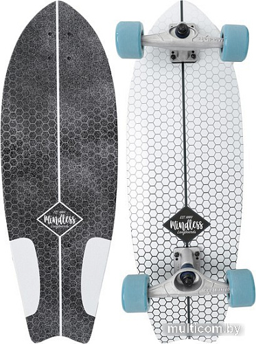 Лонгборд Mindless Surf Skate Fish Tail White MS1500