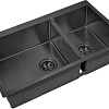 Кухонная мойка ZorG PVD-78-2-51-L (графит)
