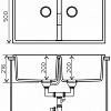 Кухонная мойка Tolero Loft TL-862 (черный)