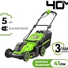 Газонокосилка Greenworks GD40LM411K5 2521007UG (с 1-им АКБ)