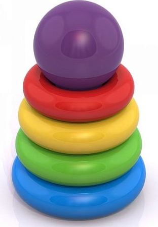 Развивающая игрушка Нордпласт Пирамидка Мини 409