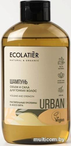 Шампунь Ecolatier Urban Объем и сила для тонких волос 600 мл