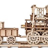 Сборная модель Eco-Wood-Art Локомотив с резиномотором
