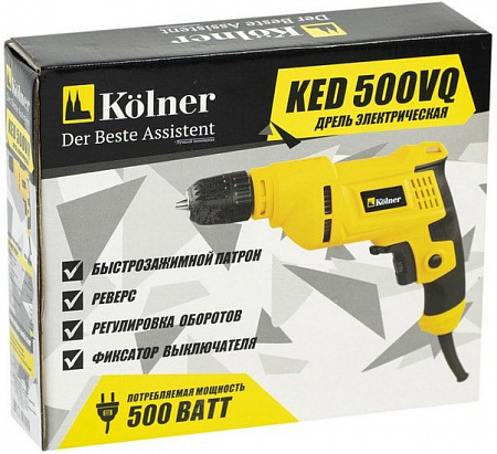 Безударная дрель Kolner KED 500VQ