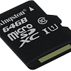 Карта памяти Kingston microSDXC UHS-I (Class 10) 64GB [SDC10G2/64GBSP]