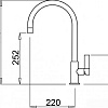 Смеситель Elleci Volta K43 Tortora