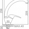 Смеситель Ledeme L5902F