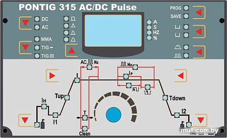 Сварочный инвертор MOST PONTIG 315 AC/DC Pulse