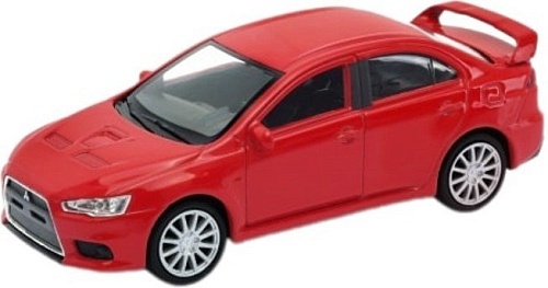 Легковой автомобиль Welly Mitsubishi Lancer Evolution X 43655W (красный)