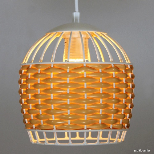 Подвесная люстра Элетех Кантри 211 НСБ 01-60-179 1005405189 (белый муар)