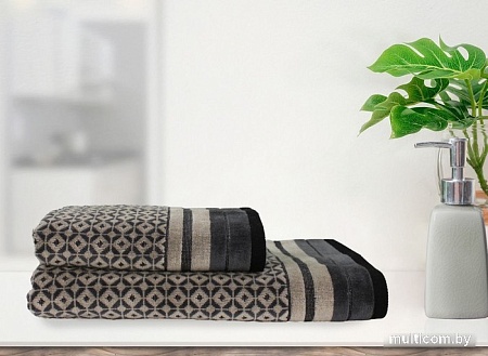 Полотенце Arya Paulo 50x90 8680943231604 (антрацит)