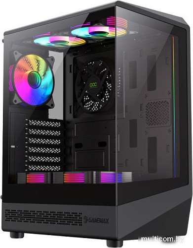 Корпус GameMax Vista COC BK (черный)