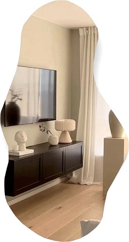 Зеркало eMZe 63x100 LED.NF.63.110.4K (с подсветкой)