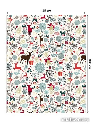 Скатерть JoyArty Новогодние олени tcox_185481_180x145