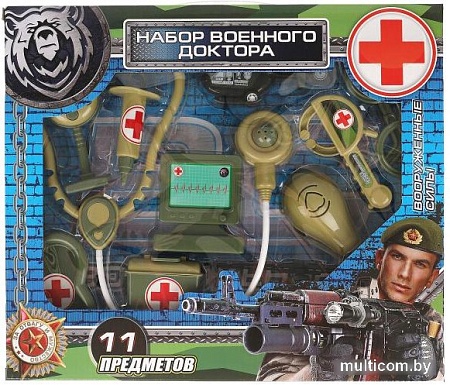 Игровой набор доктора терапевта Играем вместе Военный 2004U064-R