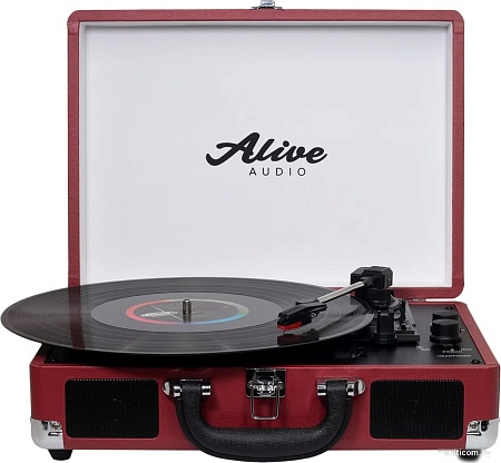 Виниловый проигрыватель Alive Audio Glam Cherry