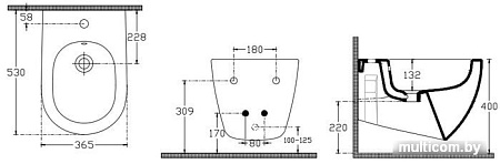 Биде Isvea Infinity 10NF41001 (белый)