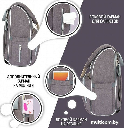 Рюкзак для мамы Nuovita Capcap Rotta (коричневый)