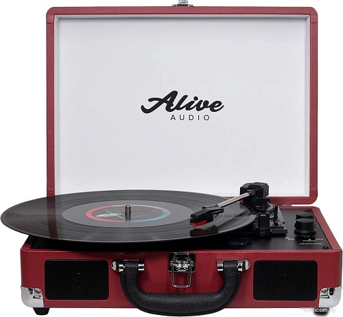 Виниловый проигрыватель Alive Audio Glam Cherry