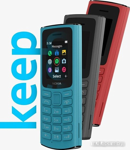 Кнопочный телефон Nokia 105 (2023) Dual SIM TA-1557 (бирюзовый)