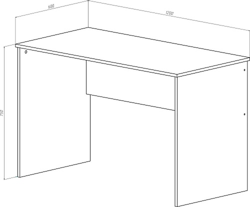 Стол Seven Dreams SD-303 120x60x22 (белый)