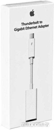 Сетевой адаптер Apple Thunderbolt to Gigabit Ethernet Adapter [MD463ZM/A]
