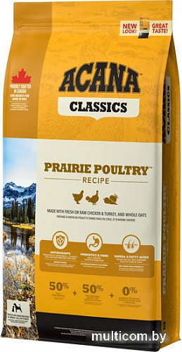 Сухой корм для собак Acana Classics Prairie Poultry 14.5 кг