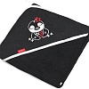 Полотенце с капюшоном BabyOno 343/02 (85x85, черный)