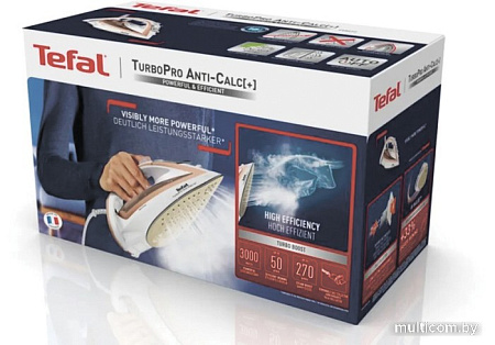 Утюг Tefal Turbo Pro Anti-Calc+ FV5697E0