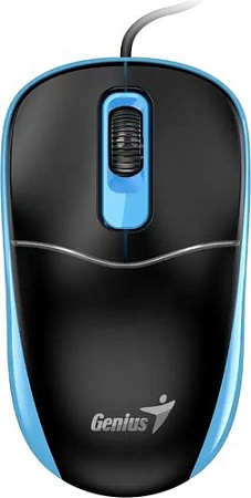 Мышь Genius DX-111 USB-A (черный/синий)