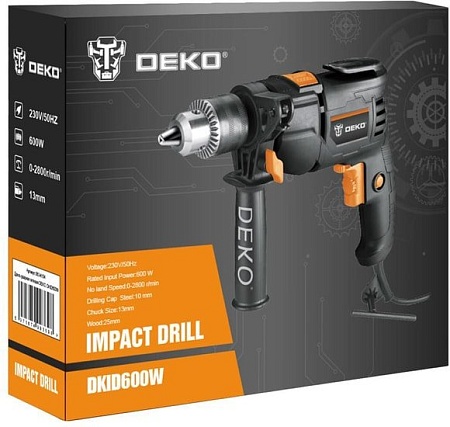 Ударная дрель Deko DKID600W 063-4154
