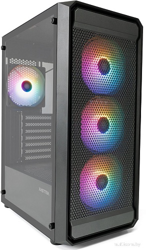 Корпус XASTRA A403 4FRGB (черный)