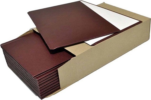 Картонная обложка для переплета OPUS Metalbind Classic А5 217x151 мм OHC217X151B10 (10 шт, бордовый)