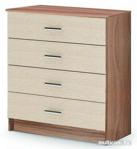 Комод Стендмебель Гармония КМ-601 (ясень шимо светлый-ясень шимо темный)
